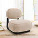 Duffie - Upholstered Armless Accent Chair - Camel - Simple Home Plus