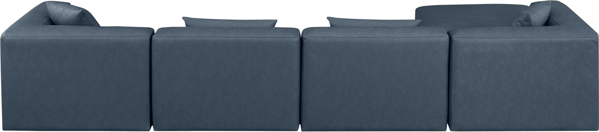 Cube - 5 Piece Modular Sectional With Chaise - Simple Home Plus