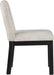 Conrad - Linen Dining Chair With Black Legs - Simple Home Plus