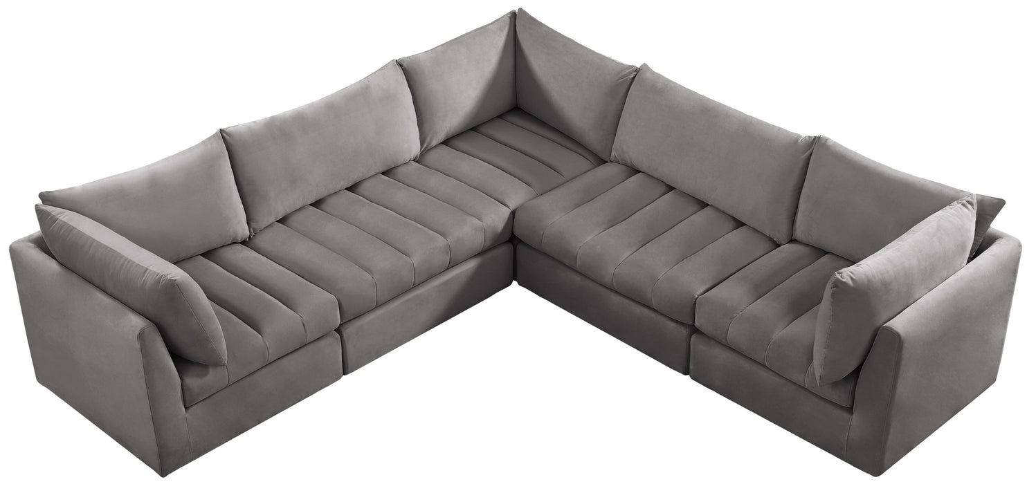 Jacob - Modular Corner Sectional 5 Piece - Simple Home Plus