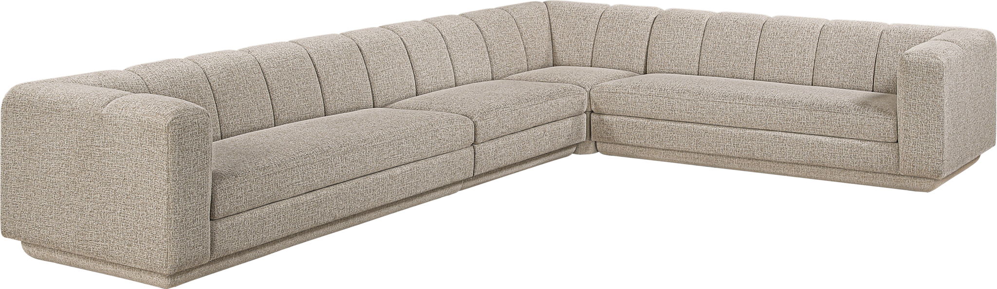 Modari - Sectional - Beige - Simple Home Plus