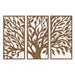 Birch Botanical - Two-Tone Panel Wall Decor Set - Tree Of Life - Simple Home Plus