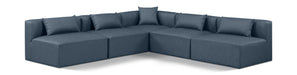 Cube - 5 Piece Modular Corner Armless Sectional - Simple Home Plus