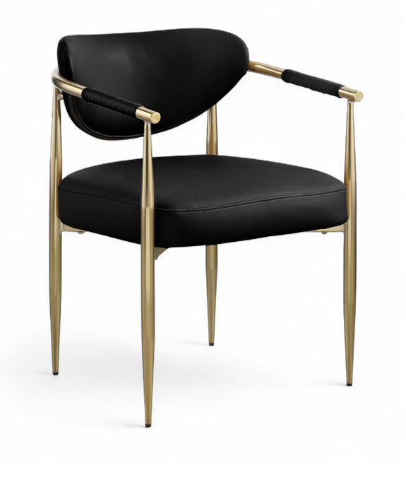 Virella - Faux Leather Upholstered Dining Chair (Set of 2) - Simple Home Plus