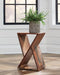 Lily - Solid Reclaimed Wood Accent Side Table - Natural - Simple Home Plus