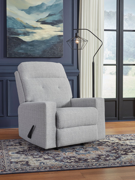 Skillins - Stone - Rocker Recliner - Simple Home Plus
