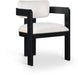 Sacha - Velvet Dining Chair With Black Base (Set of 2) - Simple Home Plus