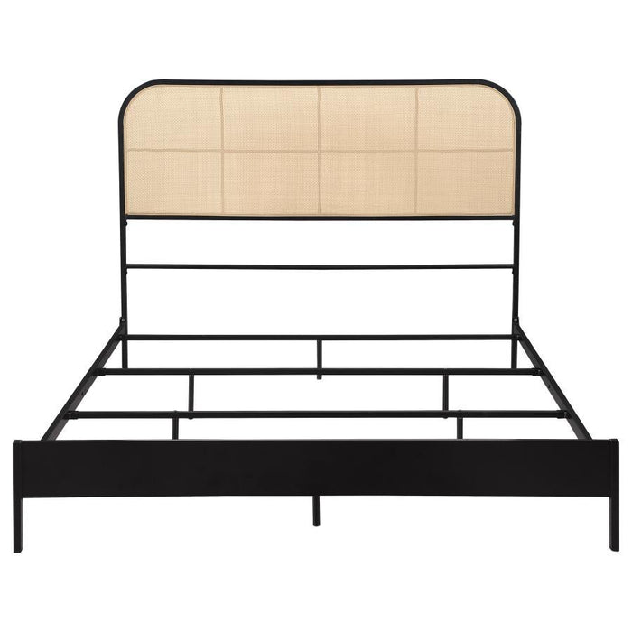 Amherst - Radio Weave Rattan Metal Bed - Simple Home Plus