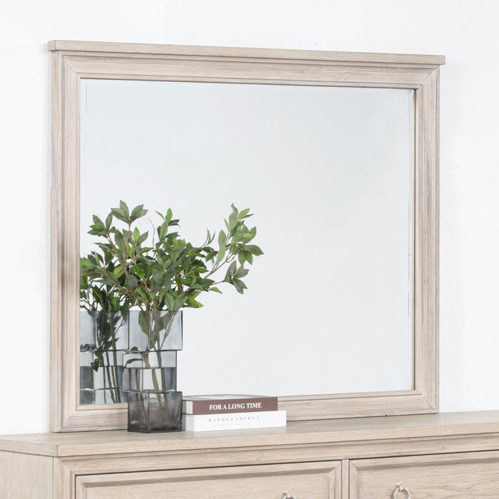 Pembroke - Dresser Mirror - Washed Oak - Simple Home Plus