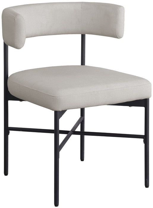 Rivage - Durable Dining Chair With Black Frame (Set of 2) - Simple Home Plus