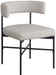 Rivage - Durable Dining Chair With Black Frame (Set of 2) - Simple Home Plus