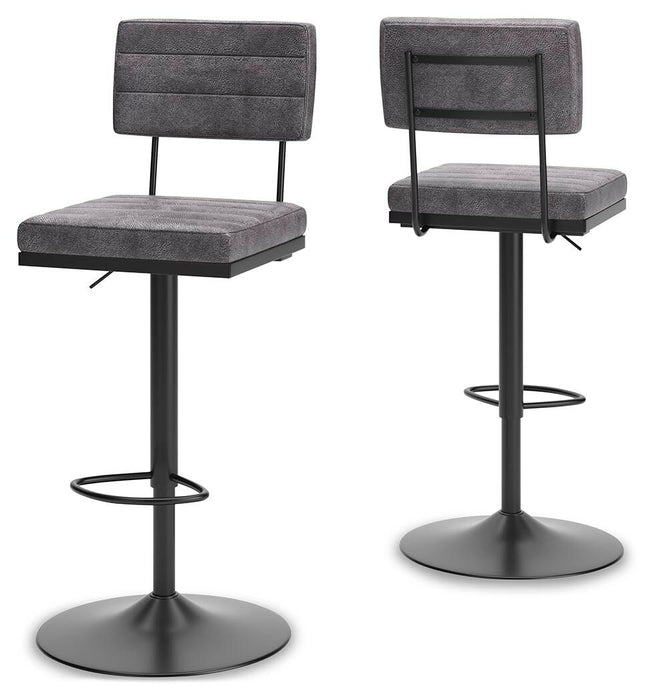 Strumford - Tall Swivel Barstool (Set of 2) - Simple Home Plus