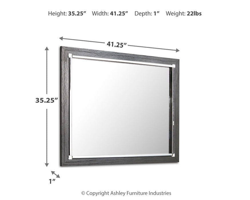 Lodanna - Bedroom Mirror - Gray - Simple Home Plus