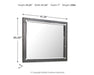 Lodanna - Bedroom Mirror - Gray - Simple Home Plus
