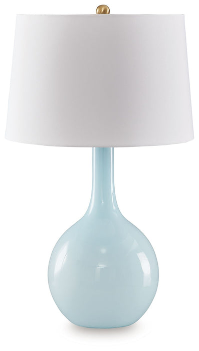 Rylanton - Aqua - Glass Table Lamp - Simple Home Plus