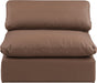 Comfy - Faux Leather Armless Chair - Simple Home Plus