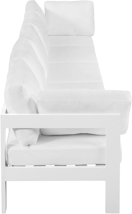 Nizuc - Outdoor Patio 5 Seat Modular Sofa With White Frame - Simple Home Plus