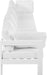 Nizuc - Outdoor Patio 5 Seat Modular Sofa With White Frame - Simple Home Plus