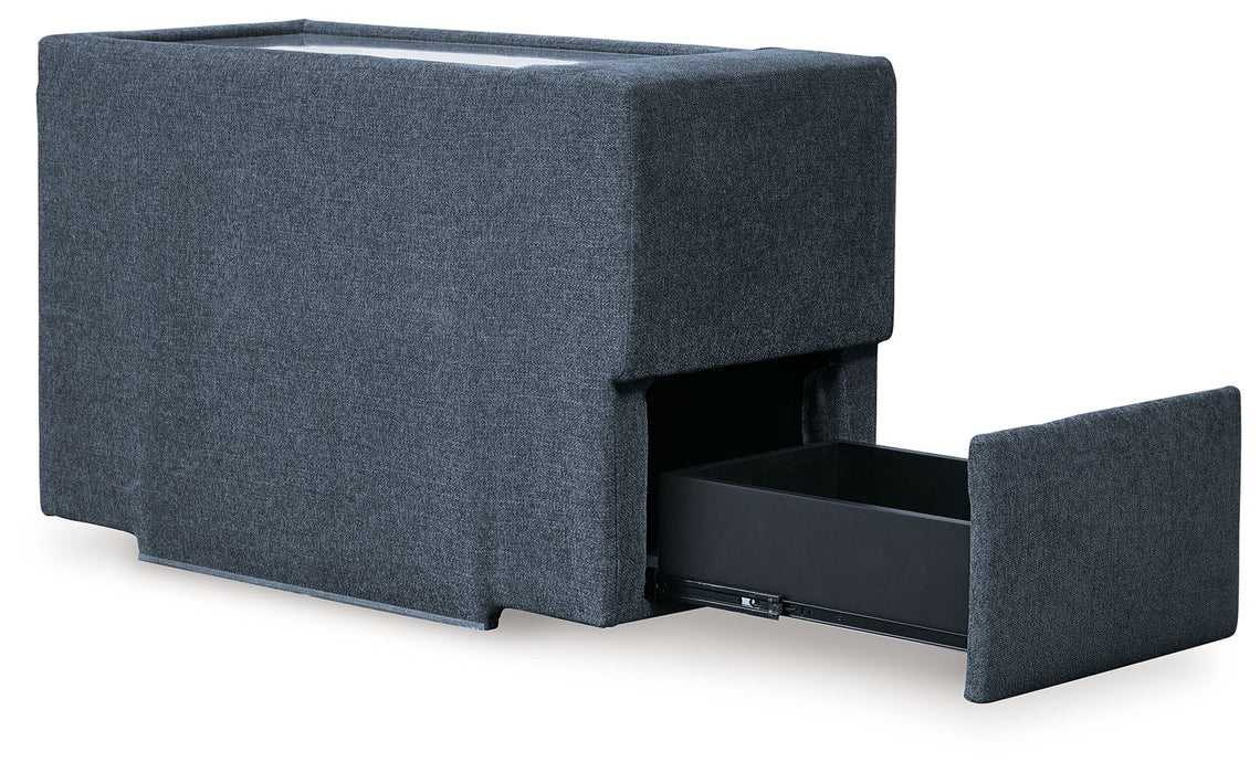 Modmax - Console With Storage - Fabric - Ink - Simple Home Plus
