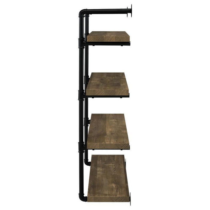 Elmcrest - 4-Shelf Wall Bookshelf - Simple Home Plus