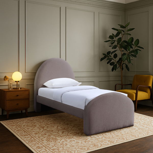 Andaz - Chenille Fabric Upholstered Bed