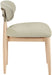 Riccio - Faux Leather Dining Side Chair (Set of 2) - Natural Frame - Simple Home Plus