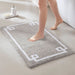 Evan - 20" x 30" Tufted Bath Rug - Gray - Simple Home Plus