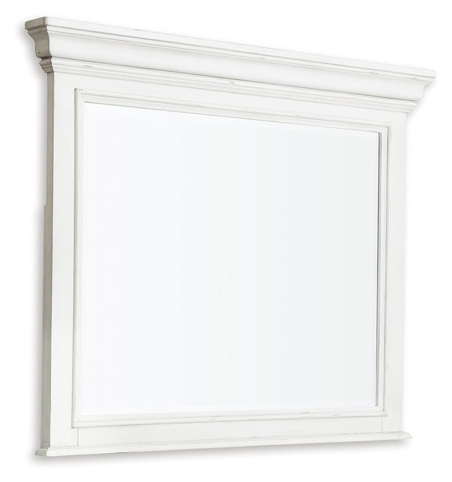 Kanwyn - Bedroom Mirror - Whitewash - Simple Home Plus