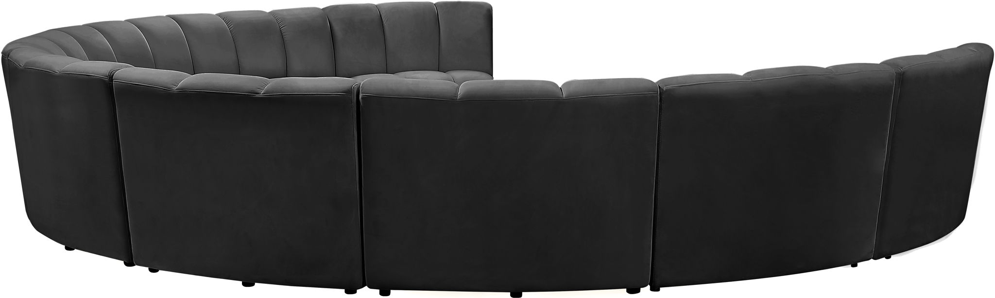 Infinity - 9 Piece Velvet Modular Sectional - Simple Home Plus