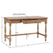 Tabitha - Desk With 1 Drawer - Natural - Simple Home Plus