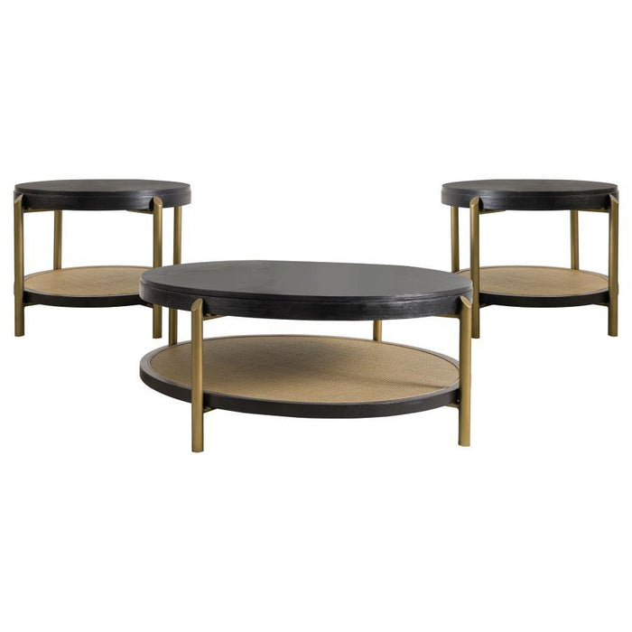 Arini - Round Coffee And End Table Set - Simple Home Plus