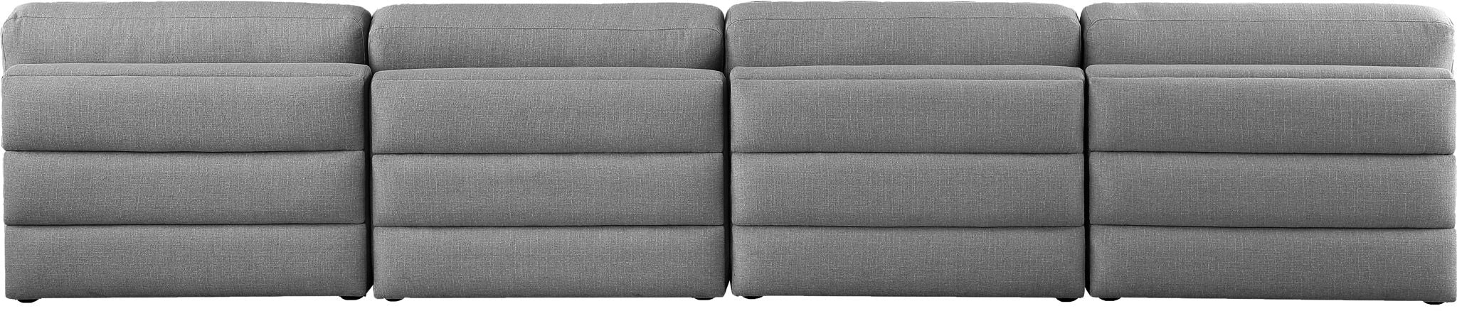 Beckham - Modular 4 Seats Armless Sofa - Simple Home Plus