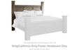 Juararo - King/Cal King Poster Headboard - Dark Brown - Simple Home Plus