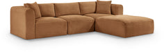 Shaggy - Fabric 4 Piece Modular Sectional - Simple Home Plus