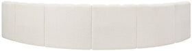 Arc - Boucle Fabric 6 Piece U-Shaped Modular Sofa - Simple Home Plus