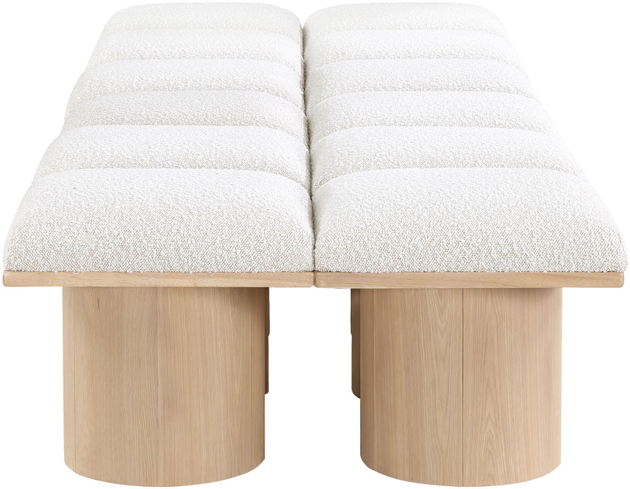 Pavilion - 12 Piece Modular Bench With Natural Base - Simple Home Plus