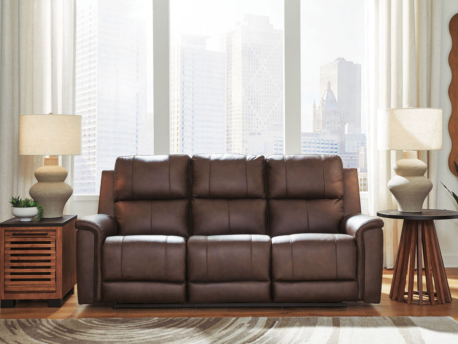 Bleckley - Power Reclining Sofa With Adjustable Headrest - Simple Home Plus