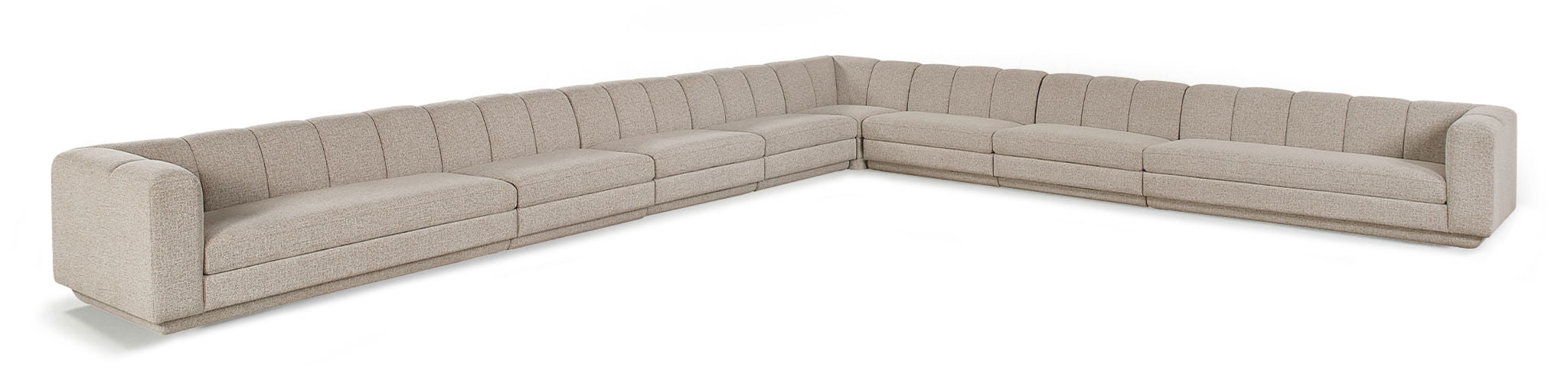 Modari - Sectional - Beige - Simple Home Plus