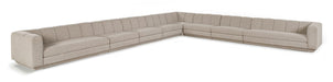 Modari - Sectional - Beige - Simple Home Plus