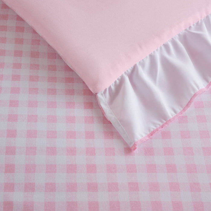 Rowena - Twin Comforter Set - Pink - Simple Home Plus