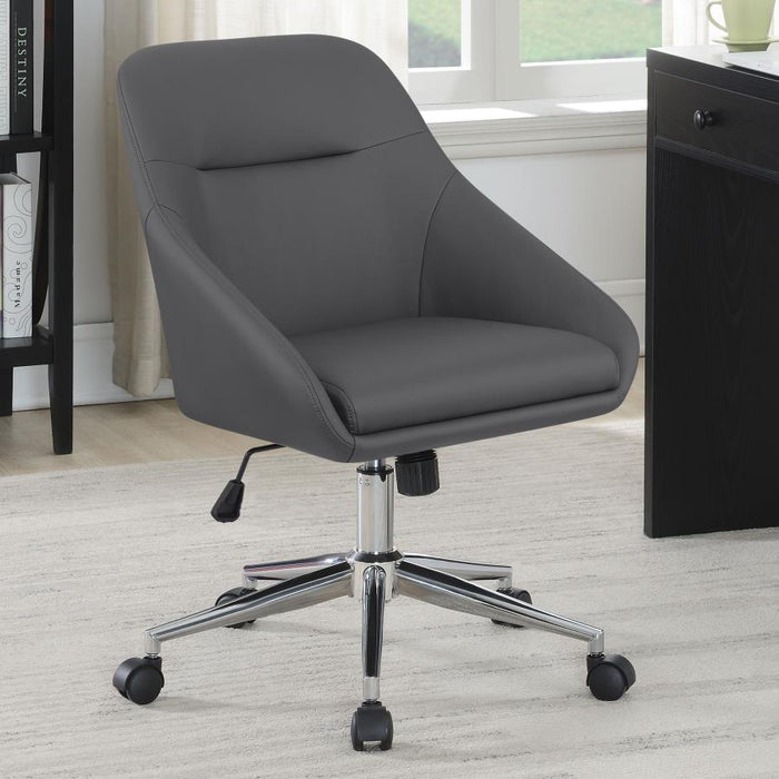 Jackman - Upholstered Adjustable Home Office Desk Chair - Simple Home Plus