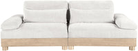 Turin - Chenille Fabric Upholstered Modular Sectional - White - Simple Home Plus