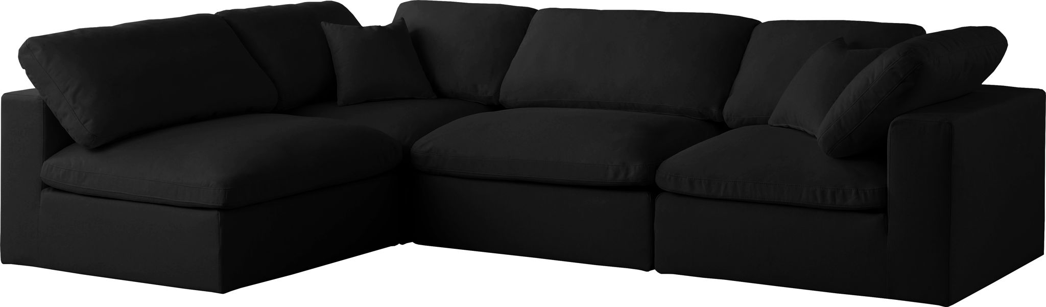Plush - 4 Piece Modular Sectional - Simple Home Plus