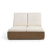 Alabaster - Double Chaise Lounge With Cushion - Beige - Simple Home Plus