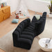 Arc - Velvet 4 Piece Sofa - Simple Home Plus