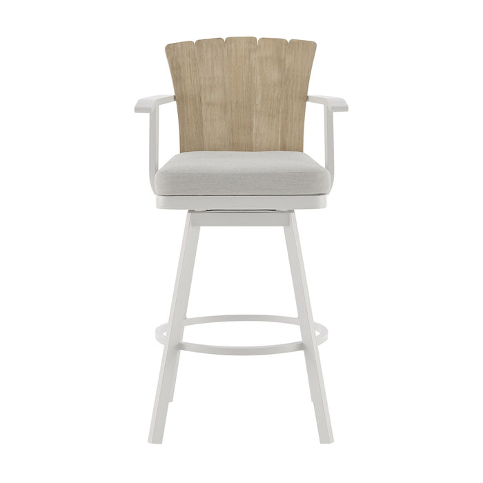 Hazel - Outdoor Patio Swivel Bar Stool - Simple Home Plus