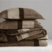 Boulder Stripe - King/California King Pieced Comforter Set - Brown - Simple Home Plus