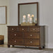 Danabrin - Brown - Dresser And Mirror - Simple Home Plus
