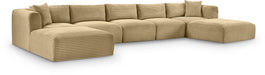 Shaggy - 7 Piece Modular Sectional With 2 Ottomans - Simple Home Plus