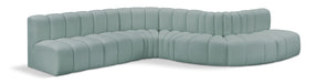 Arc - Faux Leather 7 Piece Modular Sofa - Simple Home Plus
